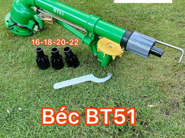 Béc BT51 - béc đại tưới phun mưa tầm xa bán kính 46 mét