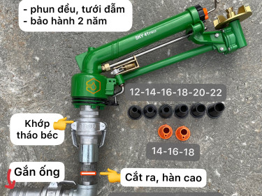 Béc SKY 41 Pro - Tưới đều nước đẫm phun xa 41m